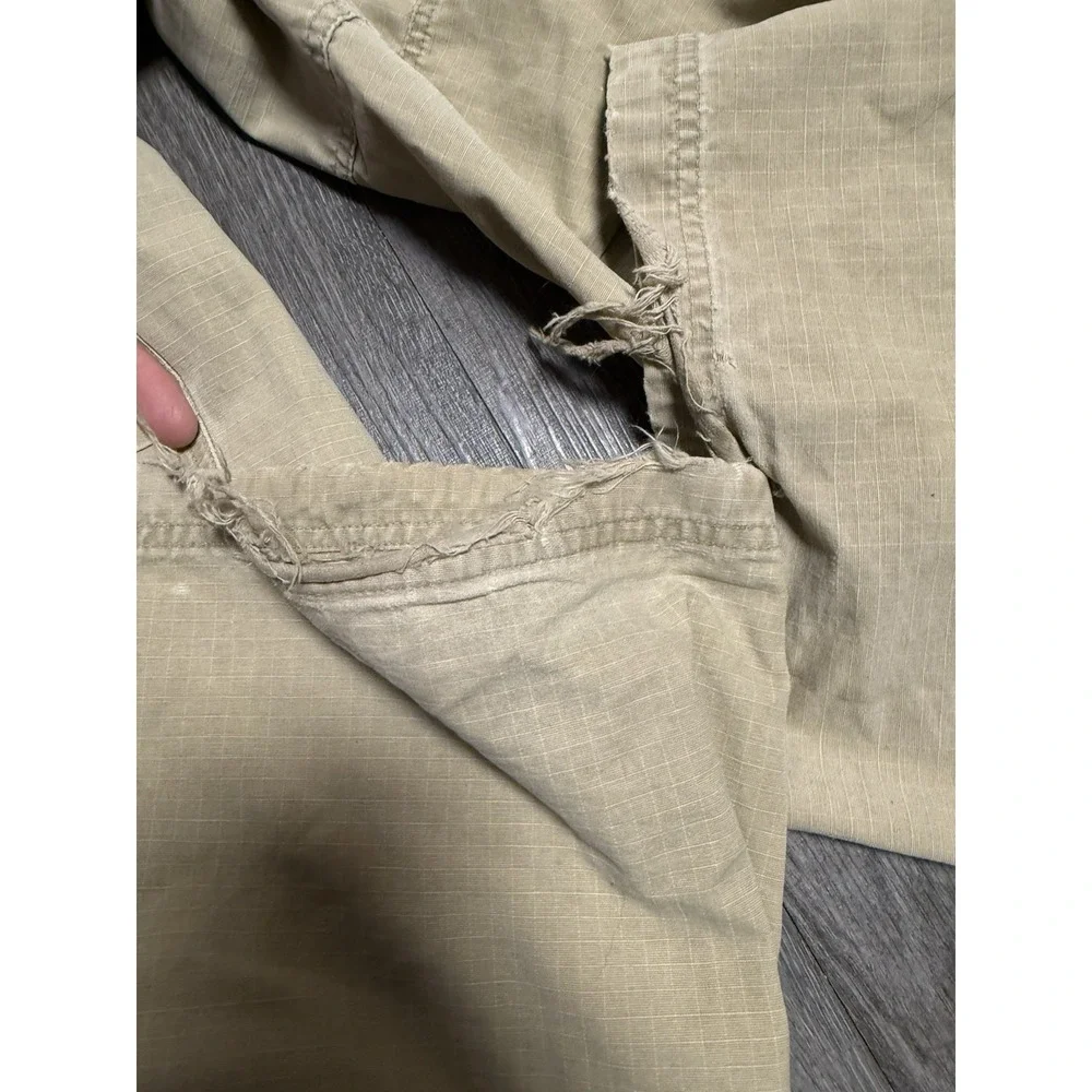 Vintage Mossimo Pants Men's 38x30 Baggy Wide Leg Grunge Military Paratrooper Y2K